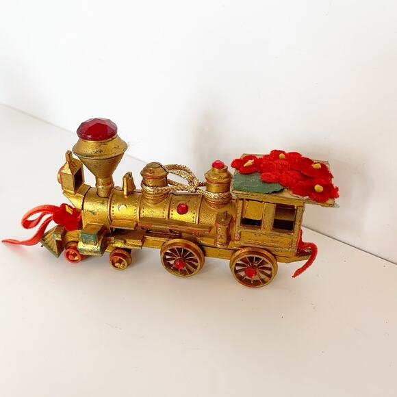 Christmas Ornaments Trains Mixed Lot of 6 Kurt Adler Hallmark National Rennoc - Picture 2 of 7